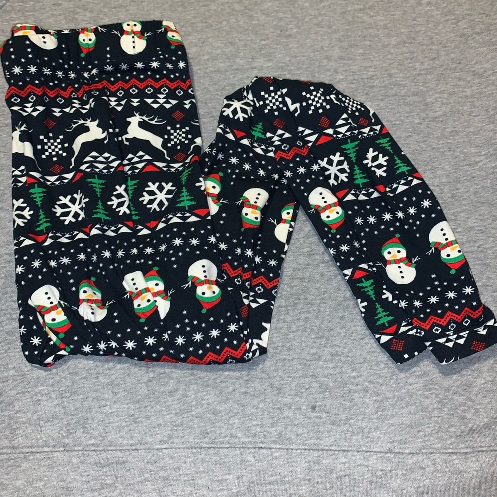 Christmas design leggings Small never worn